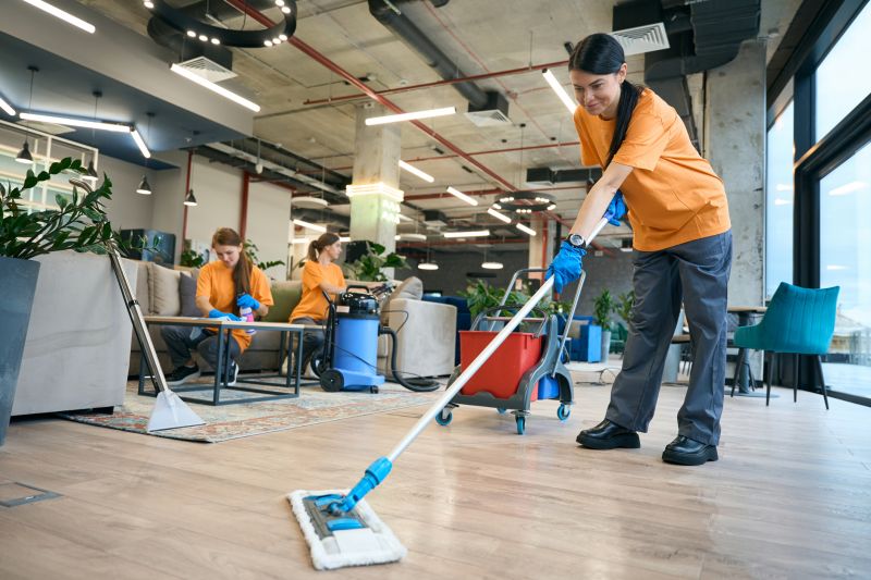 Commercial Kitchen Mopping in Conroe, TX